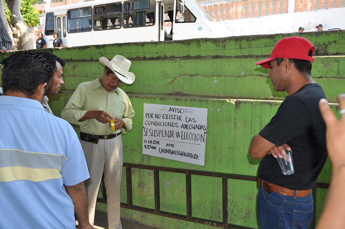 Suspenden elecciones en junta auxiliar de Mixquitepec en Guadalupe